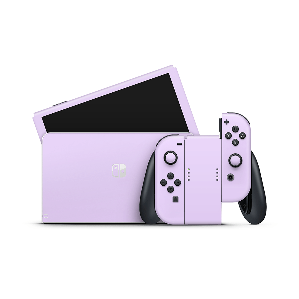 Pastel Lilac Nintendo Switch OLED Skin