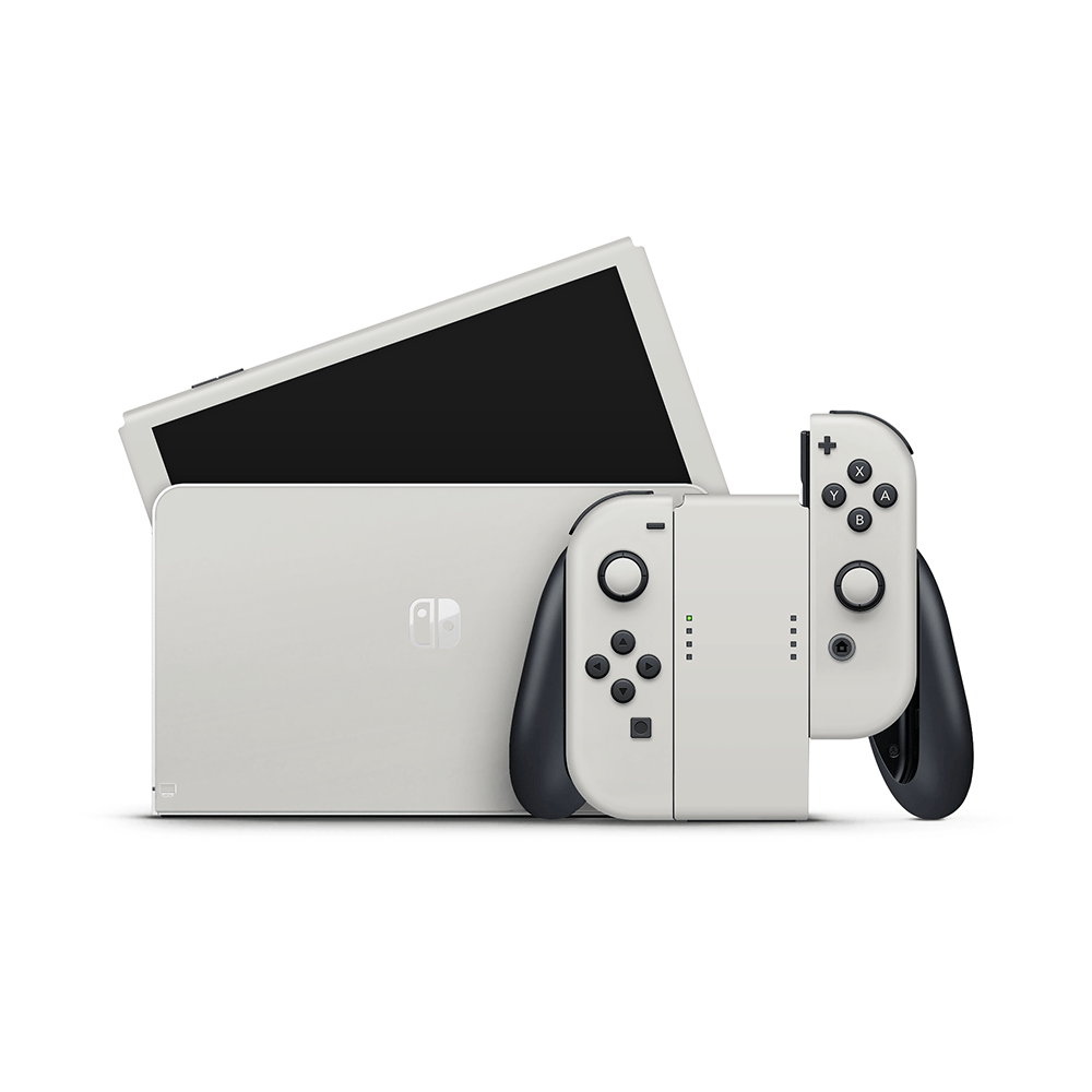 Warm Grey Nintendo Switch OLED Skin