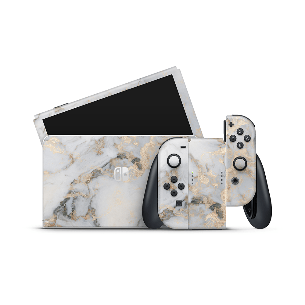 Modern Marble Nintendo Switch OLED Skin